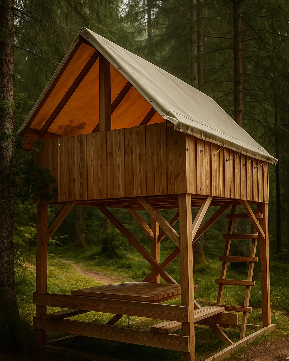 Lolland - Sheltermodel Rødhætte 🇩🇰🇩🇰🇩🇰– så robust, at selv ulven må gå ...