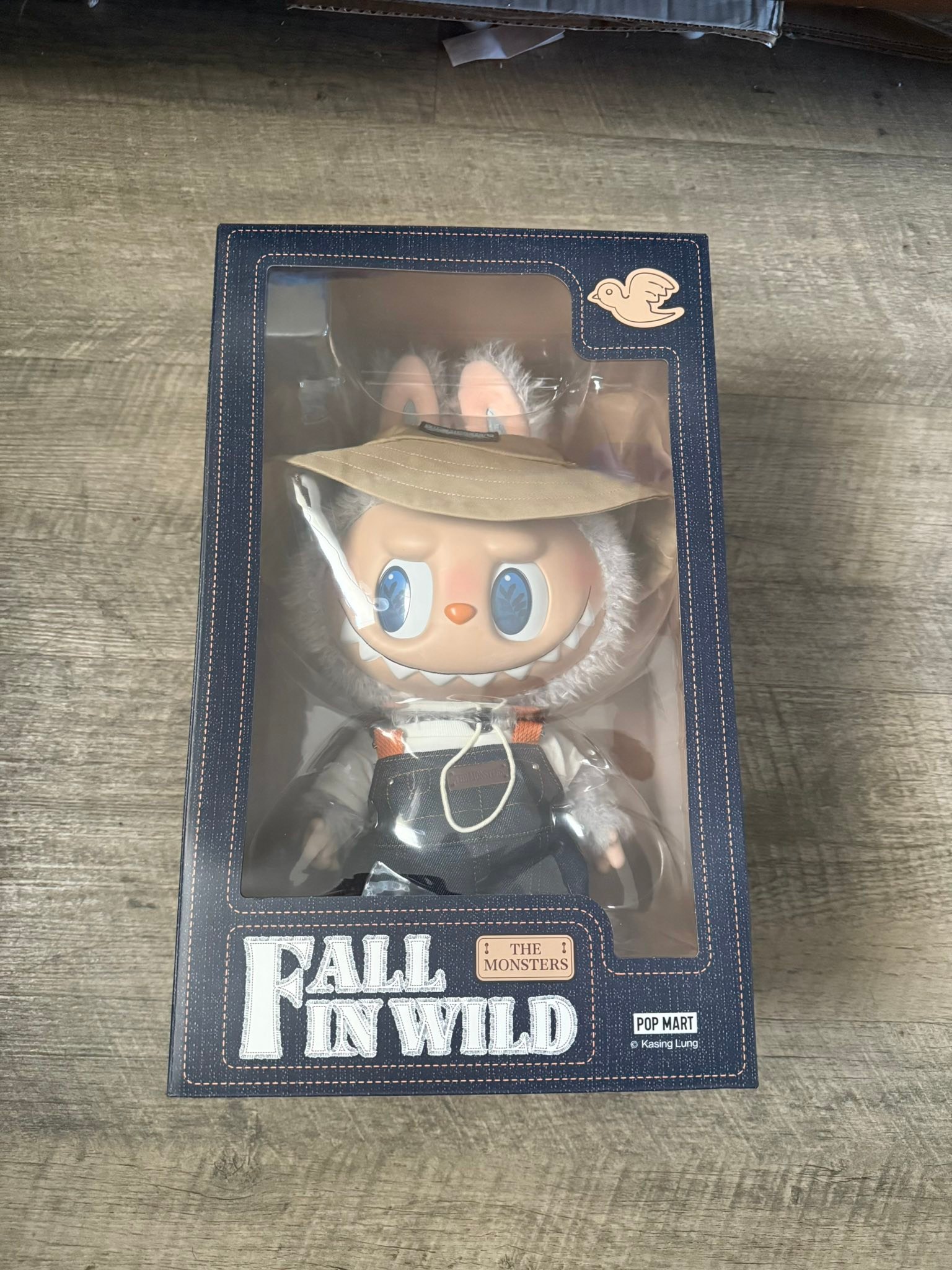 Collectible POP MART The Monsters Fall In Wild vinyl plush figure