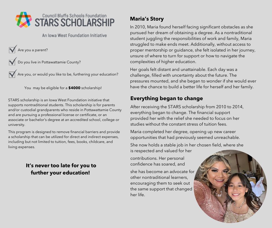 Stars Scholarship Program | Council Bluffs IA