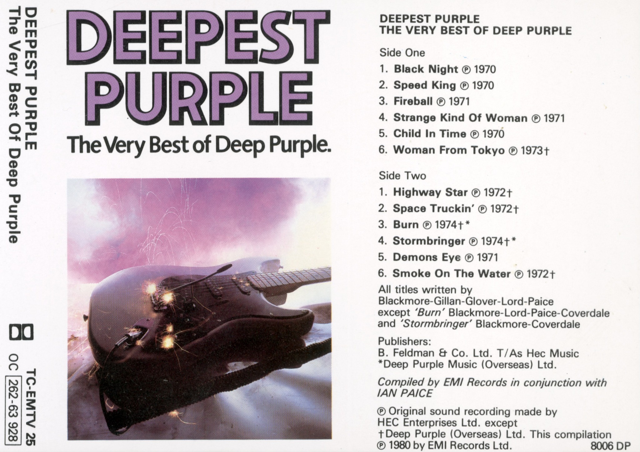 Deepest Purple The Very Best Of Deep Purple. It went straight to 