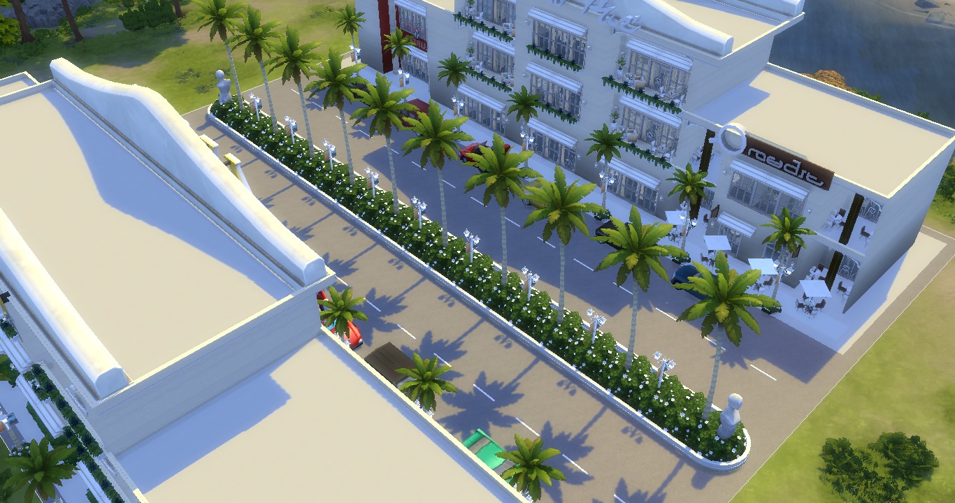 Rodeo Drive - Bev.... - The Sims 4 - Lot Inspirations - No CC