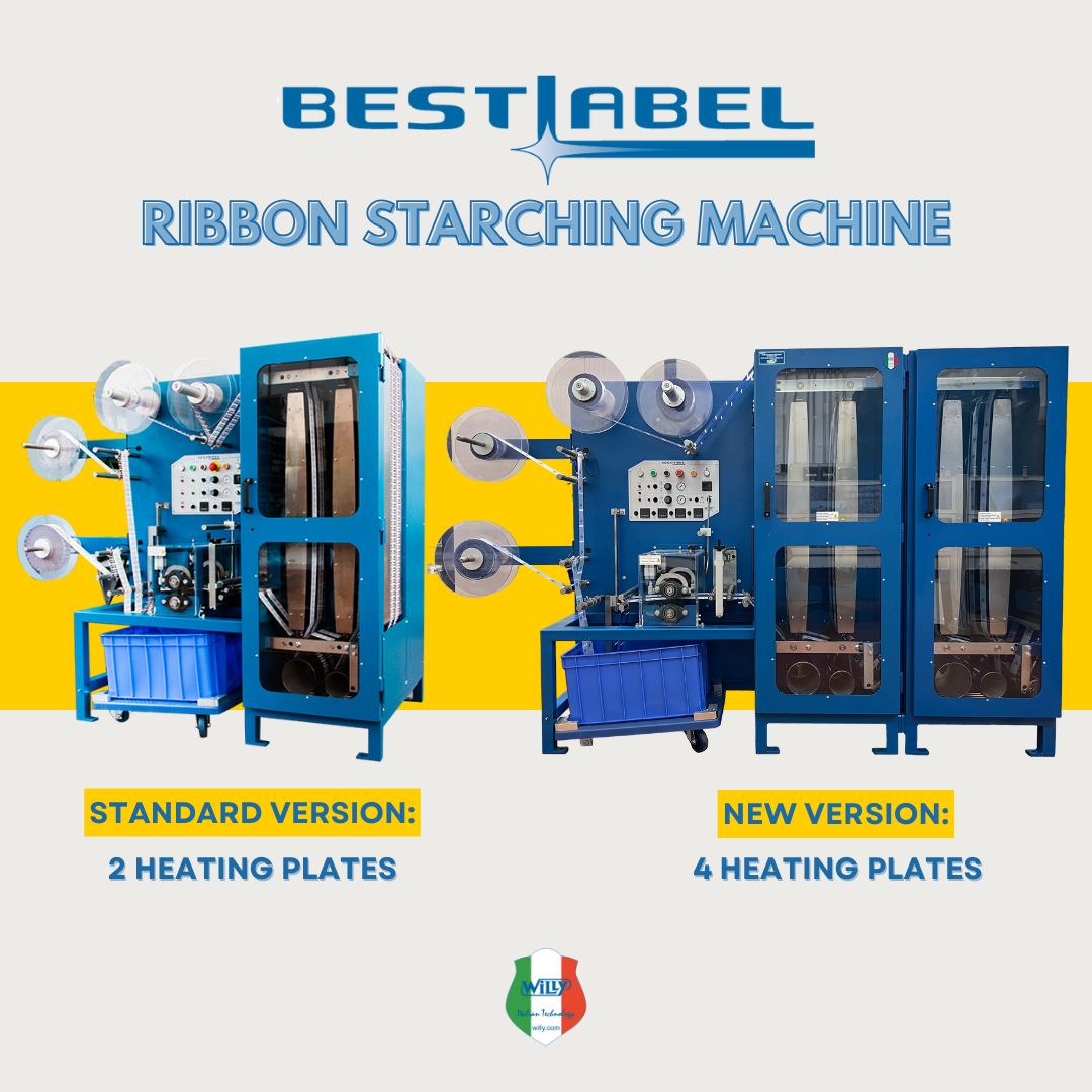 Willy - BESTLABEL starching machine and the NEW BESTLABEL version with ...
