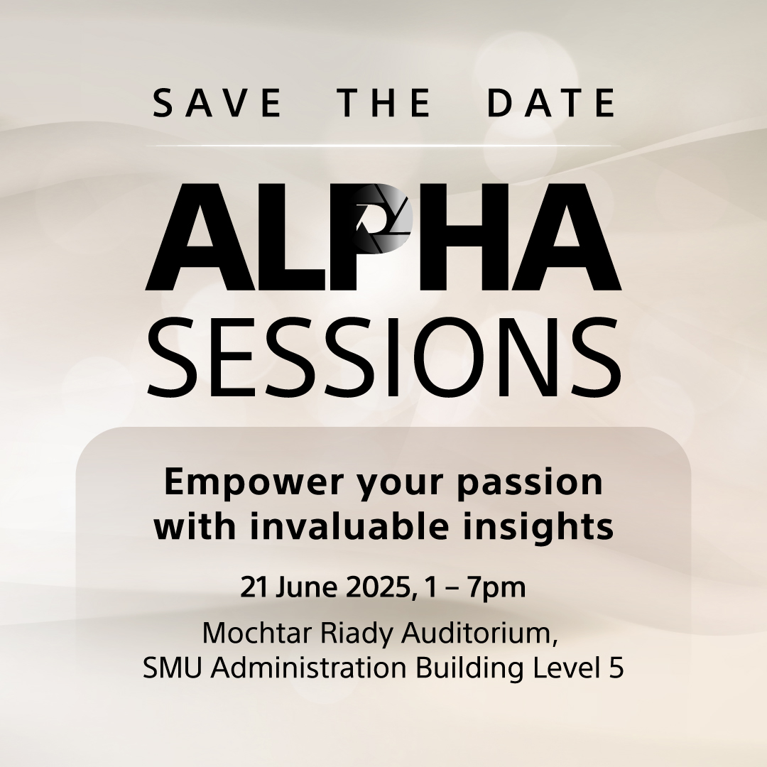 Sony - Save the Date: Alpha Sessions returns on 21 June! Get ready to ...