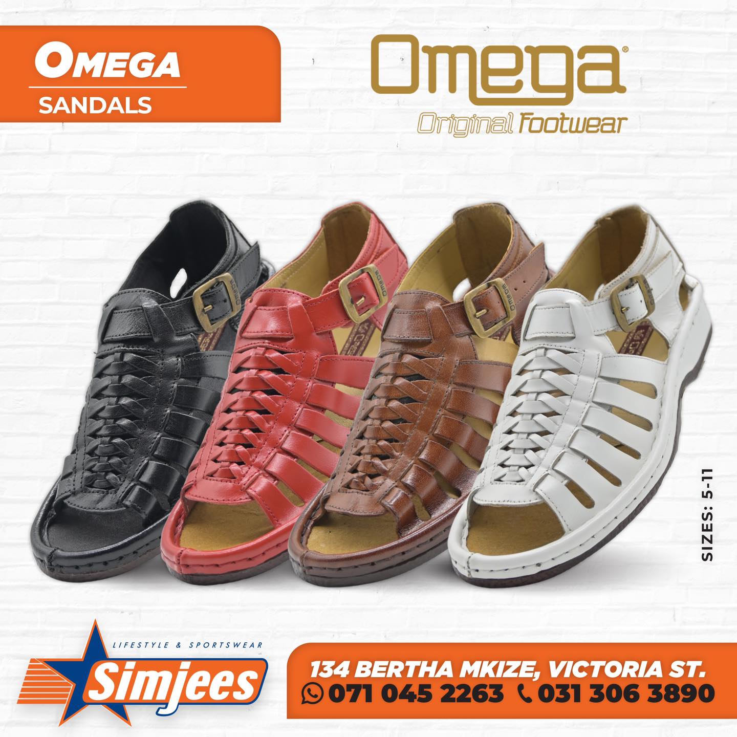 Omega Sandals🥾 Step into... - Simjees lifestyle & sportswear | Facebook