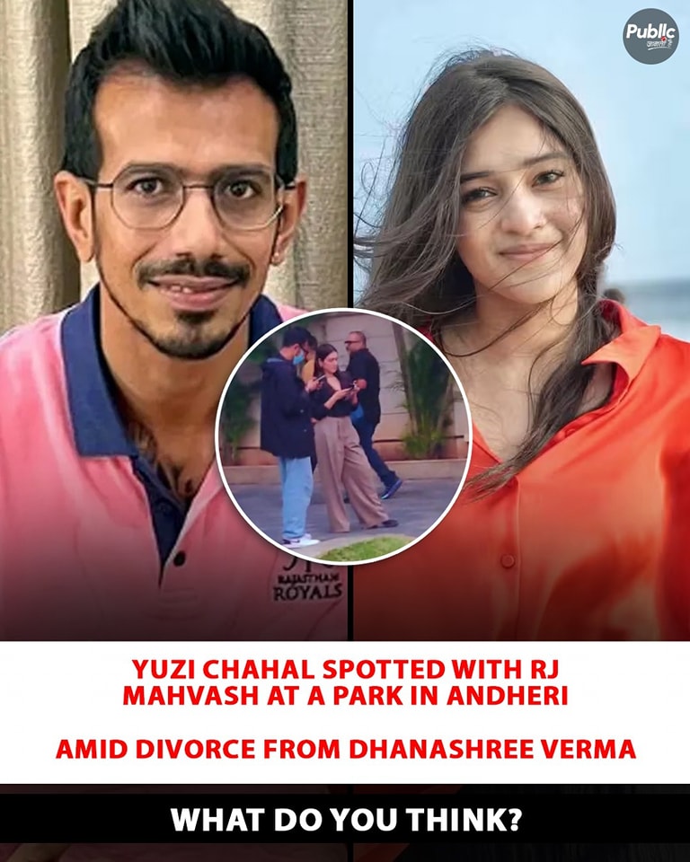 Yuzi Chahal Spotted With Rj Mahvash... - Public Janti Hai | Facebook