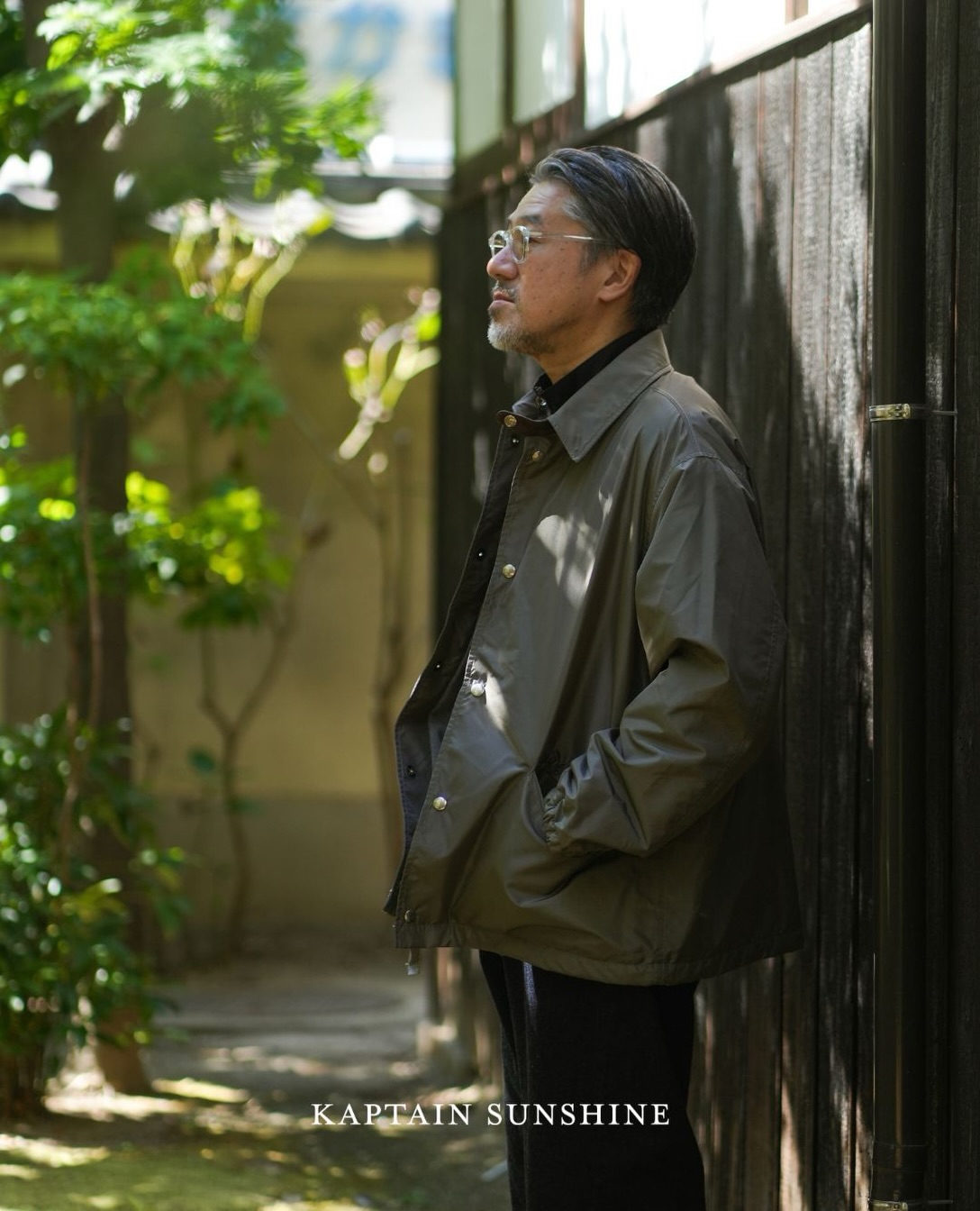 KAPTAIN SUNSHINE ⠀ “ Silk Poly Coach Jacket ” lot : KS26FJK19