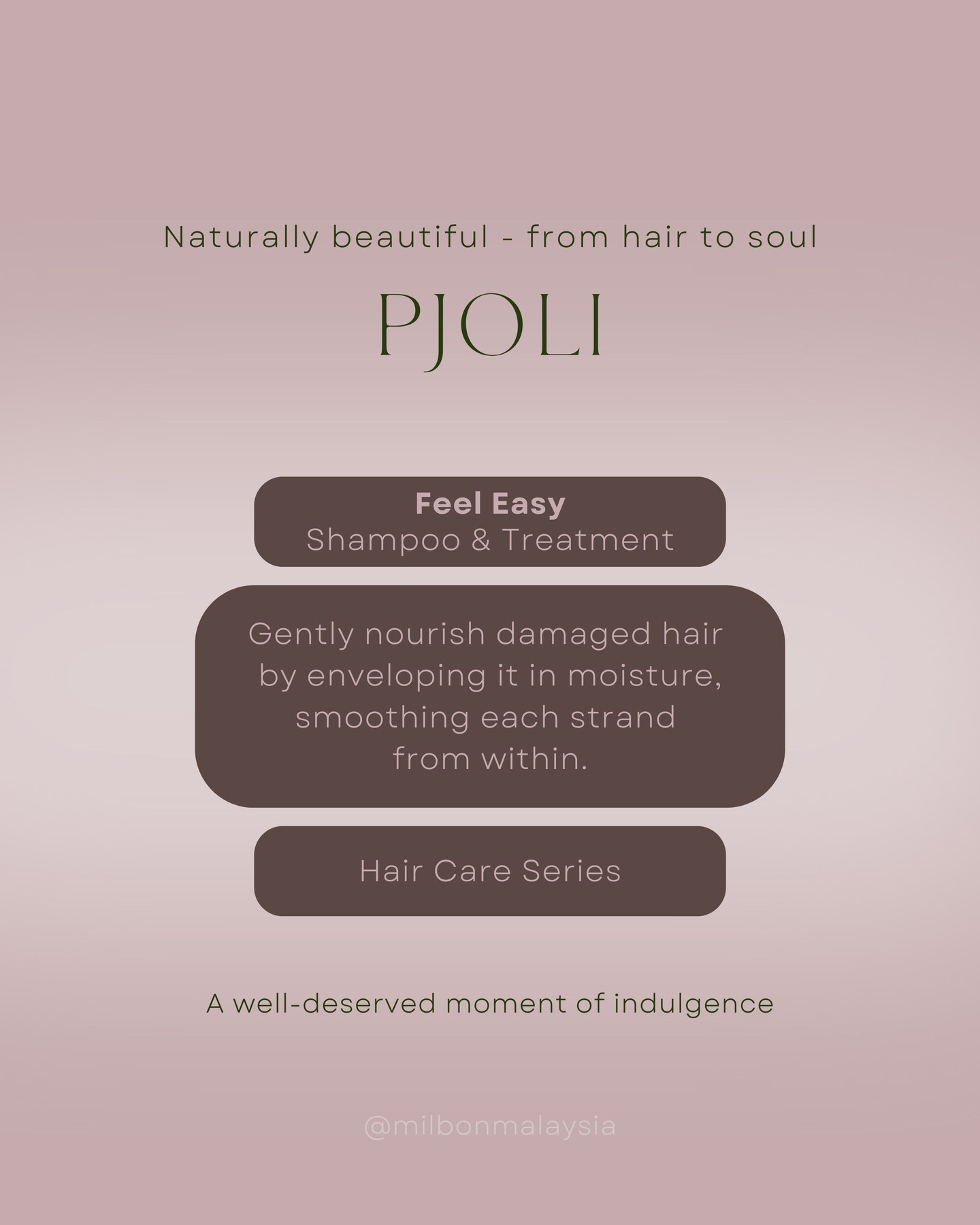 PJOLI, the naturally beautiful – from hair to soul. PJOLI, 自然 