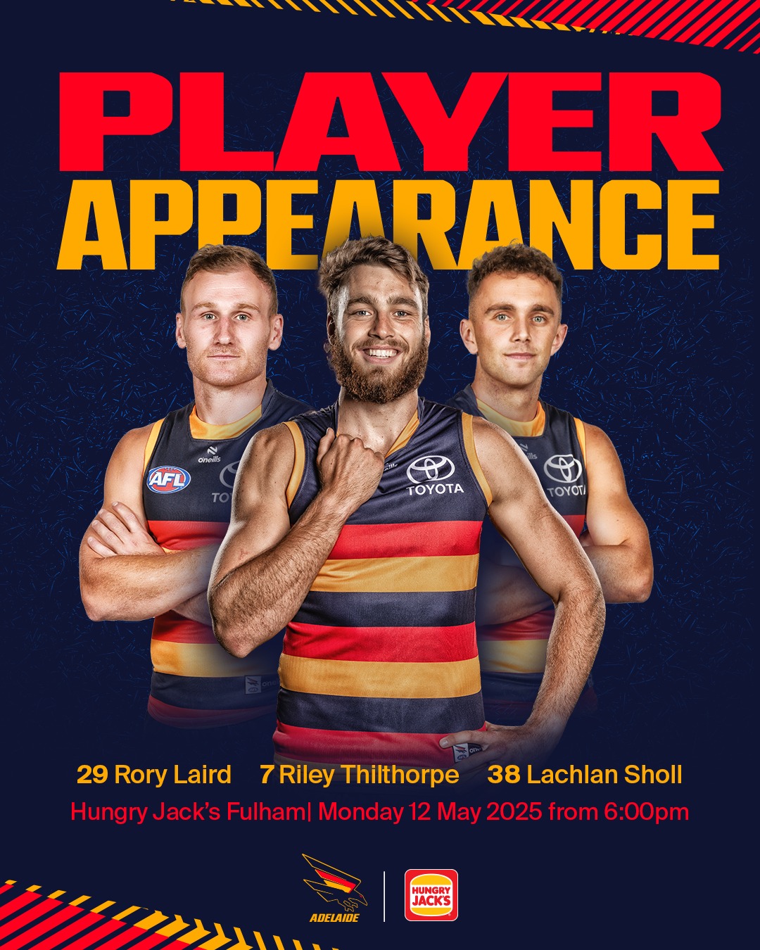 Adelaide - Come on down to Hungry Jack's at Fulham this Monday night ...