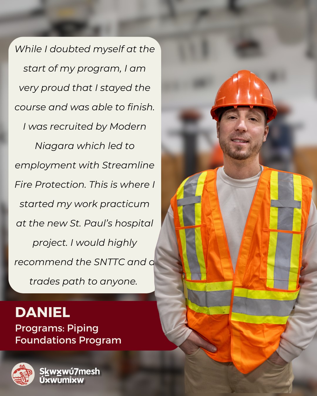 Squamish - Hear it from our graduate Daniel: 'I was recruited by Modern ...