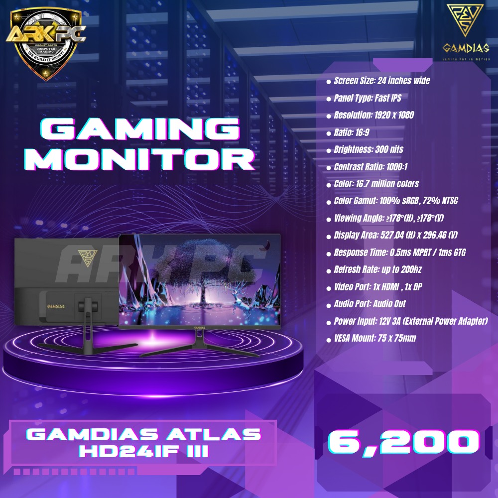 ARK - 🖥️GAMDIAS GAMING MONITOR🖥️ Unleash your competitive edge with ...