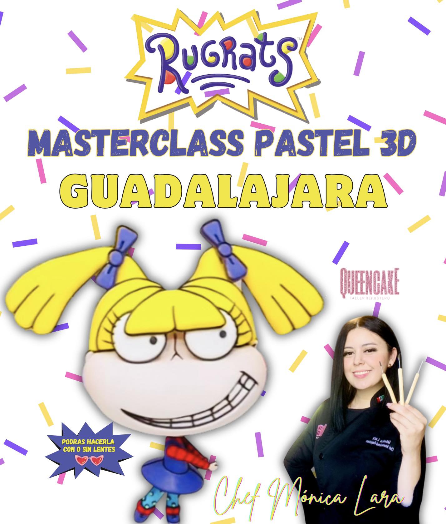 Queencake - GUADALAJARA JAL. Pastel 3D MasterClass. Angelica de Rugrats ...