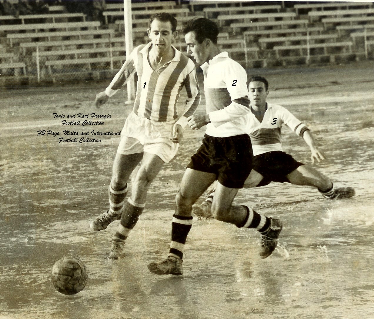 Malta - December 1956: First Division League Floriana – Hibernians 0-0 ...