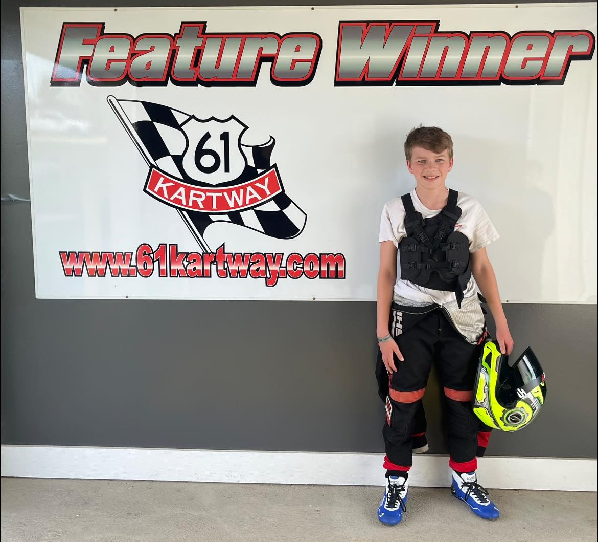 61 Kartway - Jr. 1 LO 206 1. Nikolas Peppers 2. Carter Nelson 3 ...