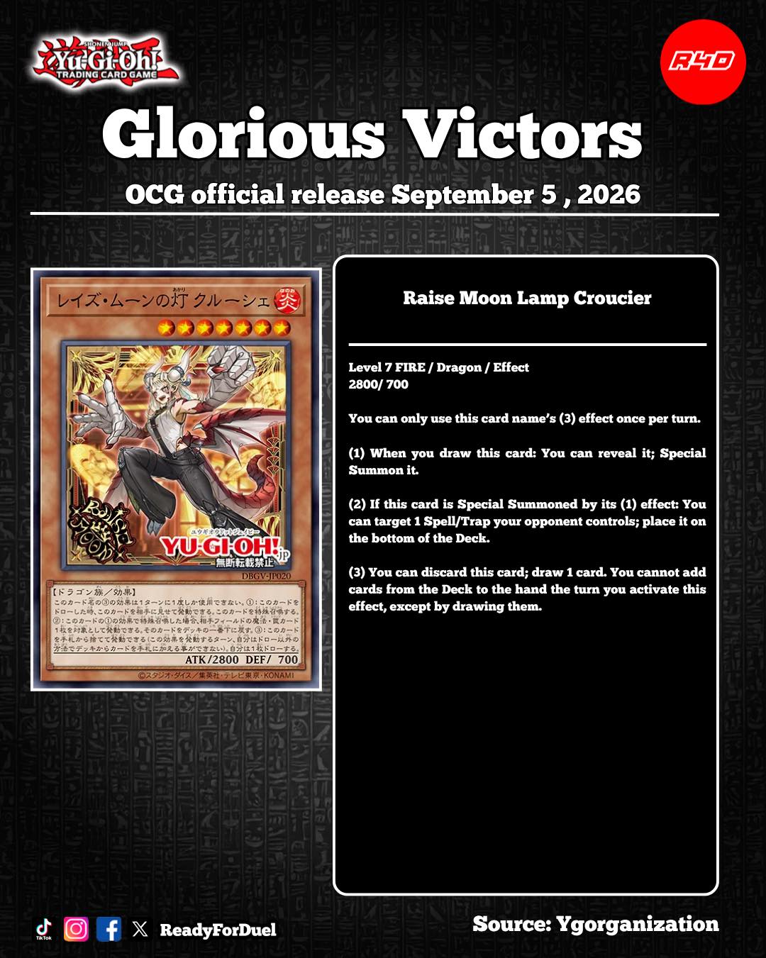 Hit the Jackpot with “Raise Moon” Source: Ygorganization #YuGiOh