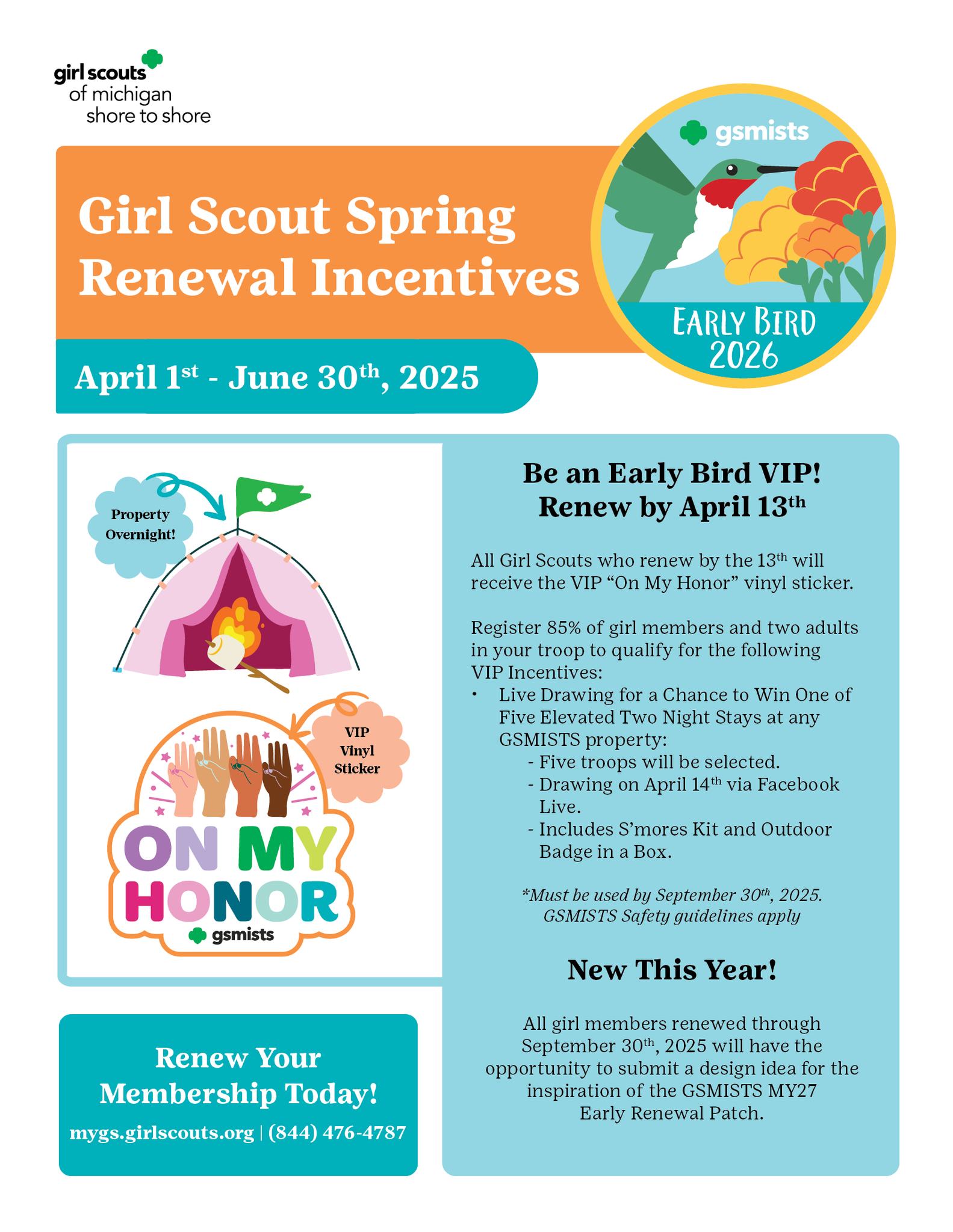 📣 Be an Early... - Girl Scouts of Michigan Shore to Shore | Facebook