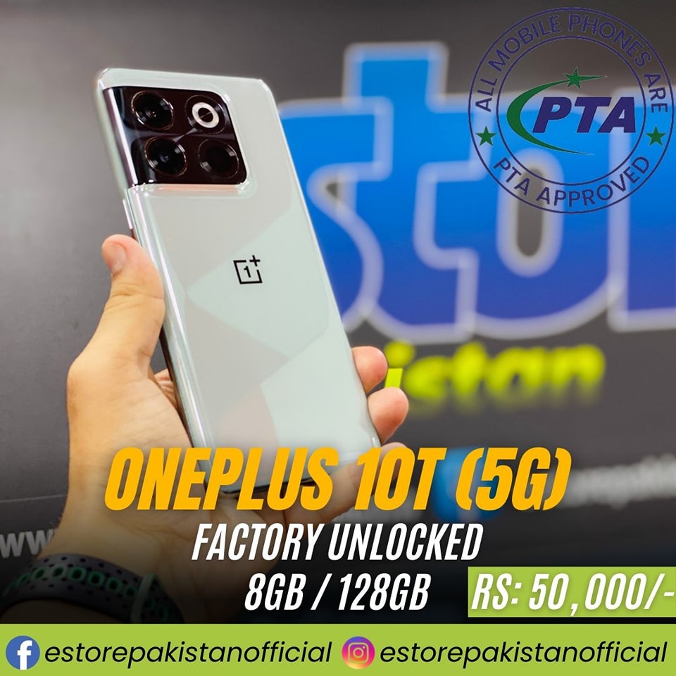 eStore Pakistan - OnePlus 10T (5G) Factory Unlocked 8GB... | Facebook