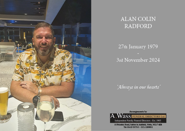 At the family's request:... - A Wass Funeral Directors Ltd | Facebook