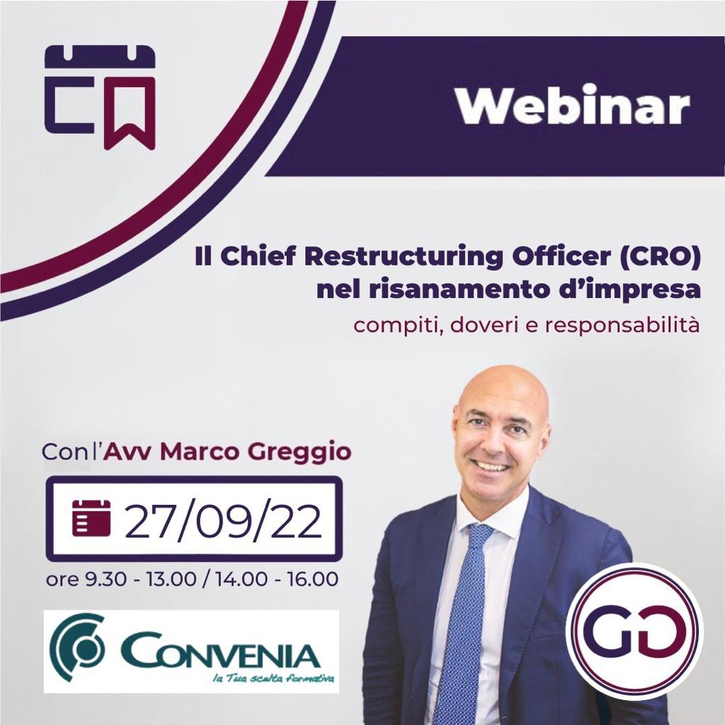 Greggio Avvocati d'Impresa - 🔷 WEBINAR 🔷 Martedì 27 settembre l'Avv ...