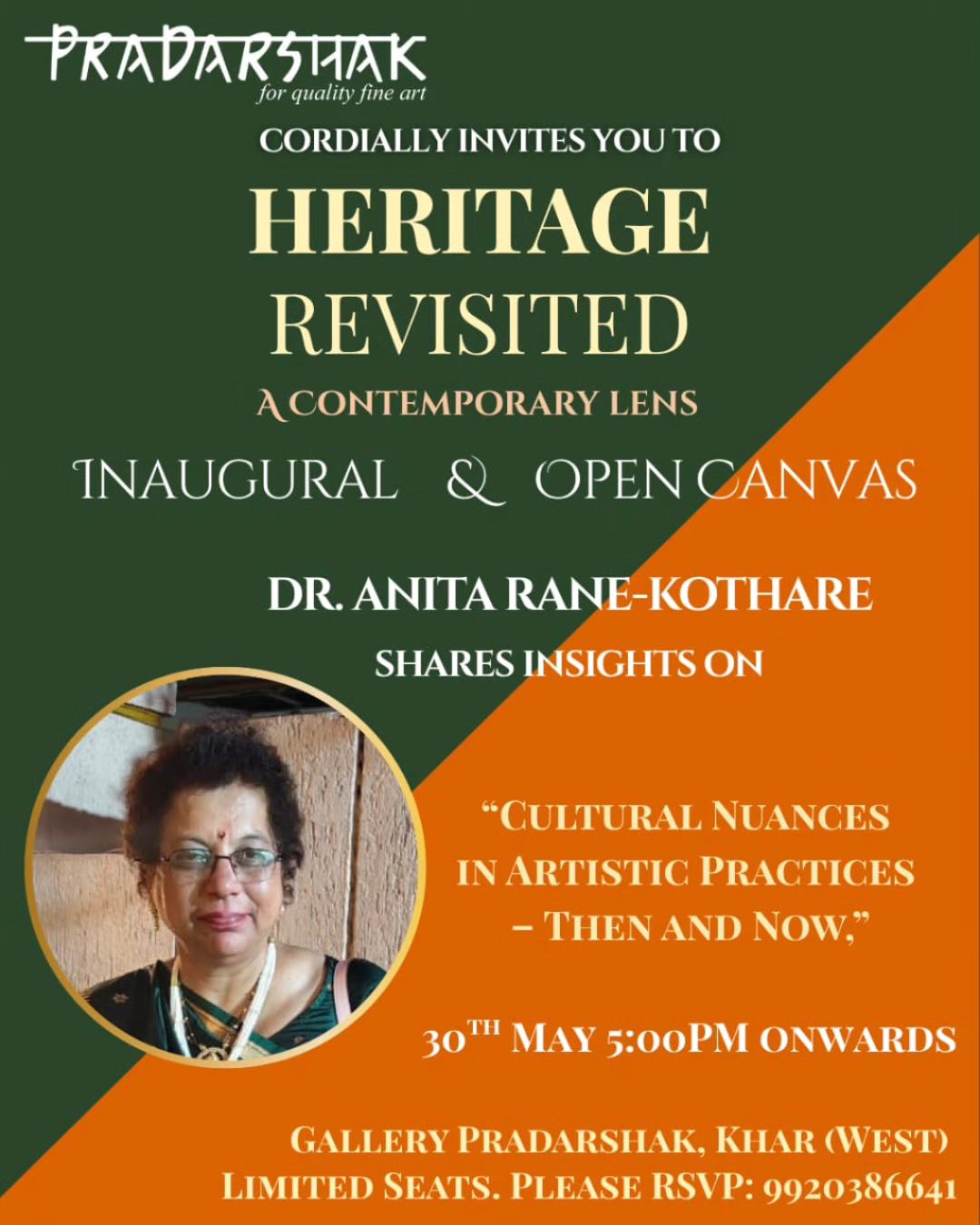 Pradarshak - Join us for the Inaugural of Heritage Revisited and Open ...