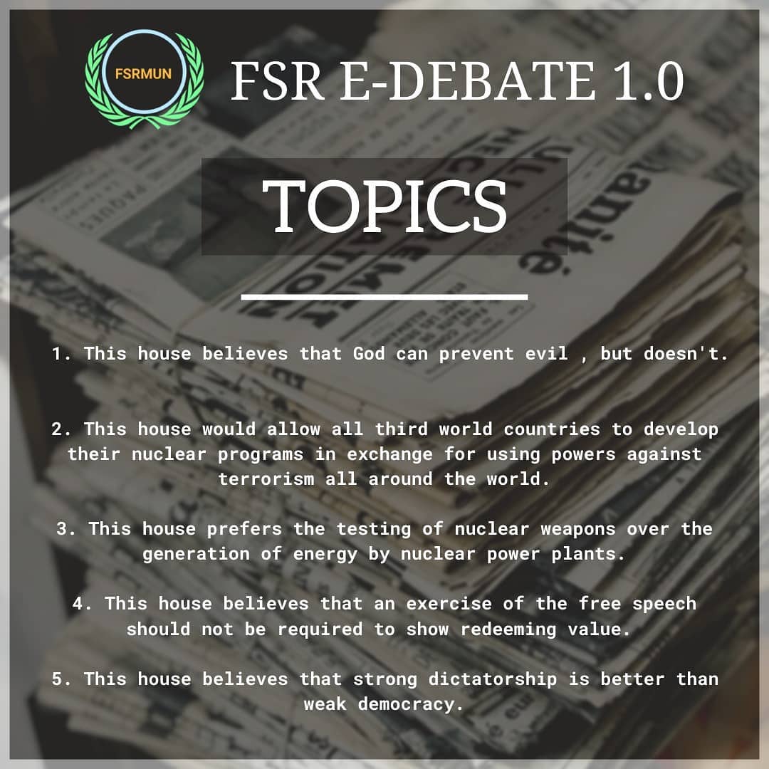 First Step Revolutions Model United Nations | Delhi