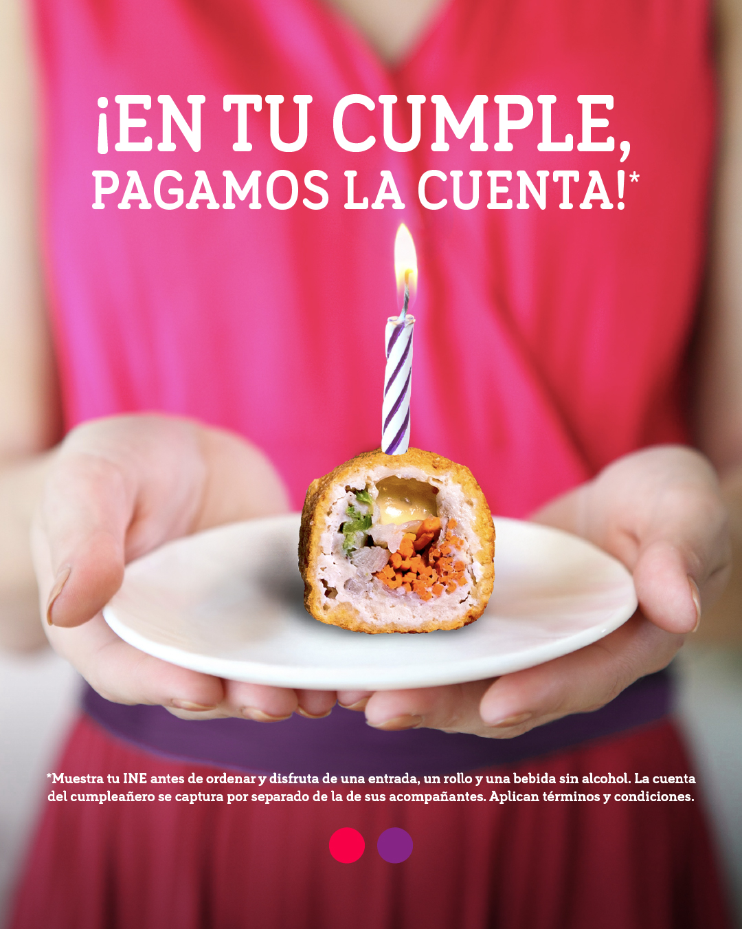 Sushi - ¿Te imaginas tener una entrada, un rollo y una bebida gratis? 🎉 ...