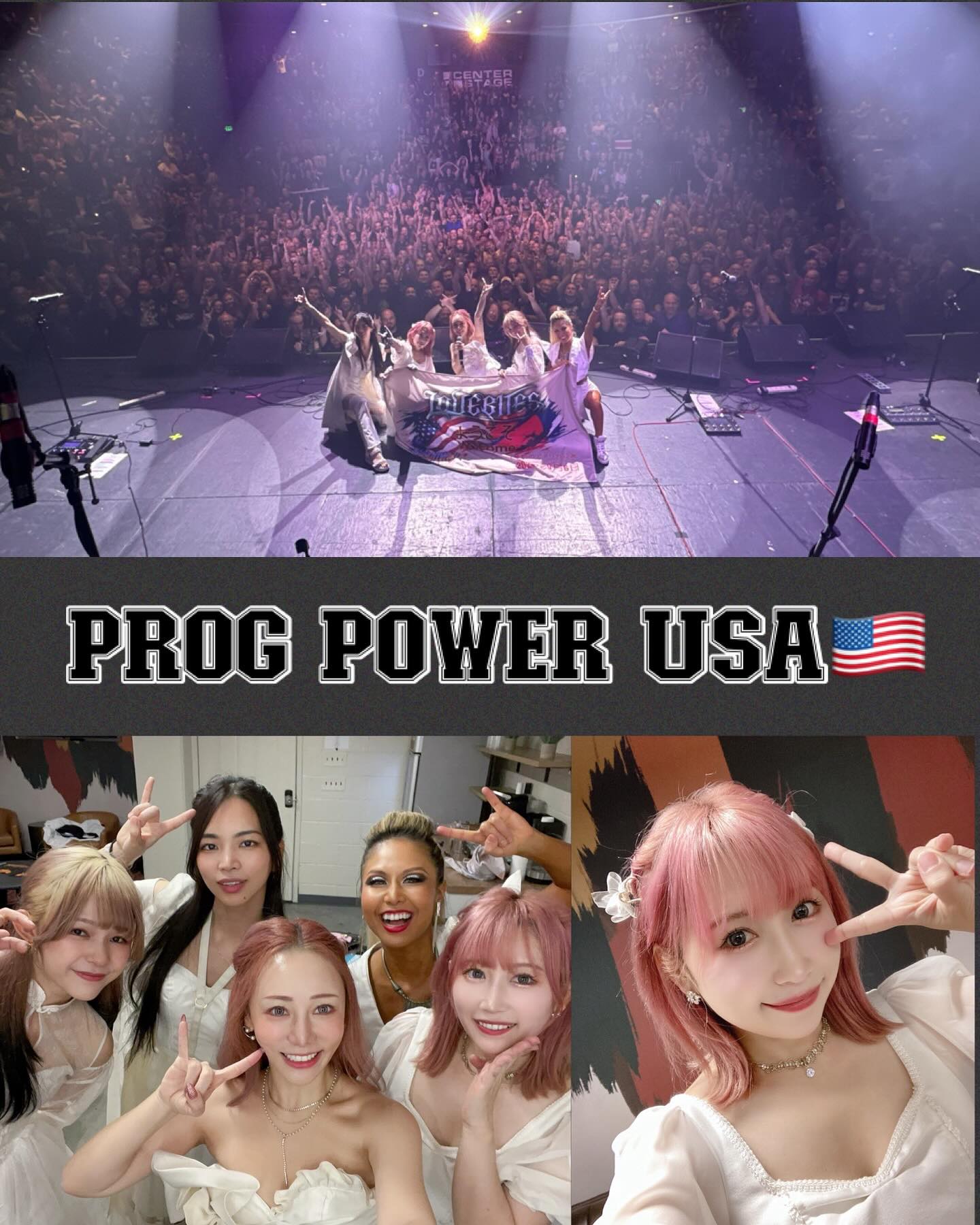 Haruna 🥁 au premier ProgPower USA pour LOVEBITES 💓 LOVEBITES
