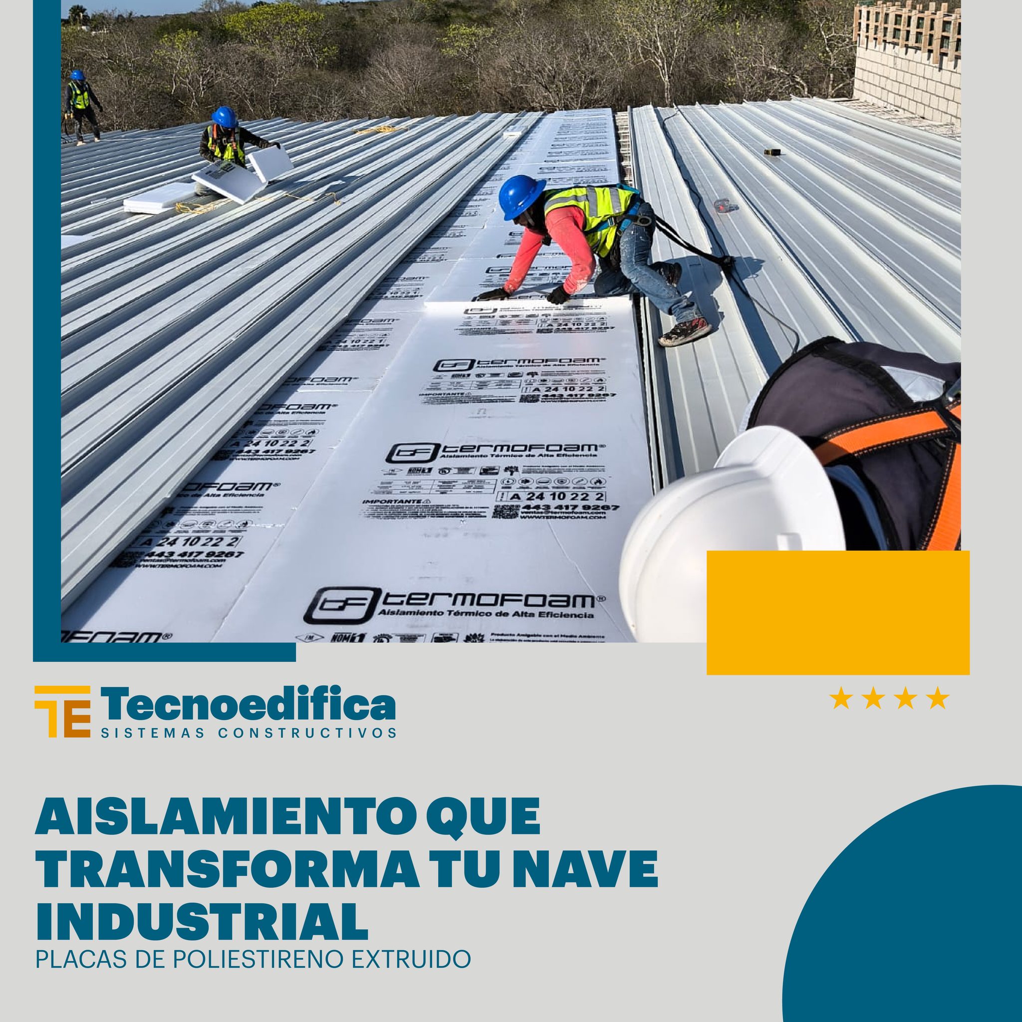 Tecnoedifica - 🔧🔝 Aísla, protege y optimiza tu espacio industrial con
