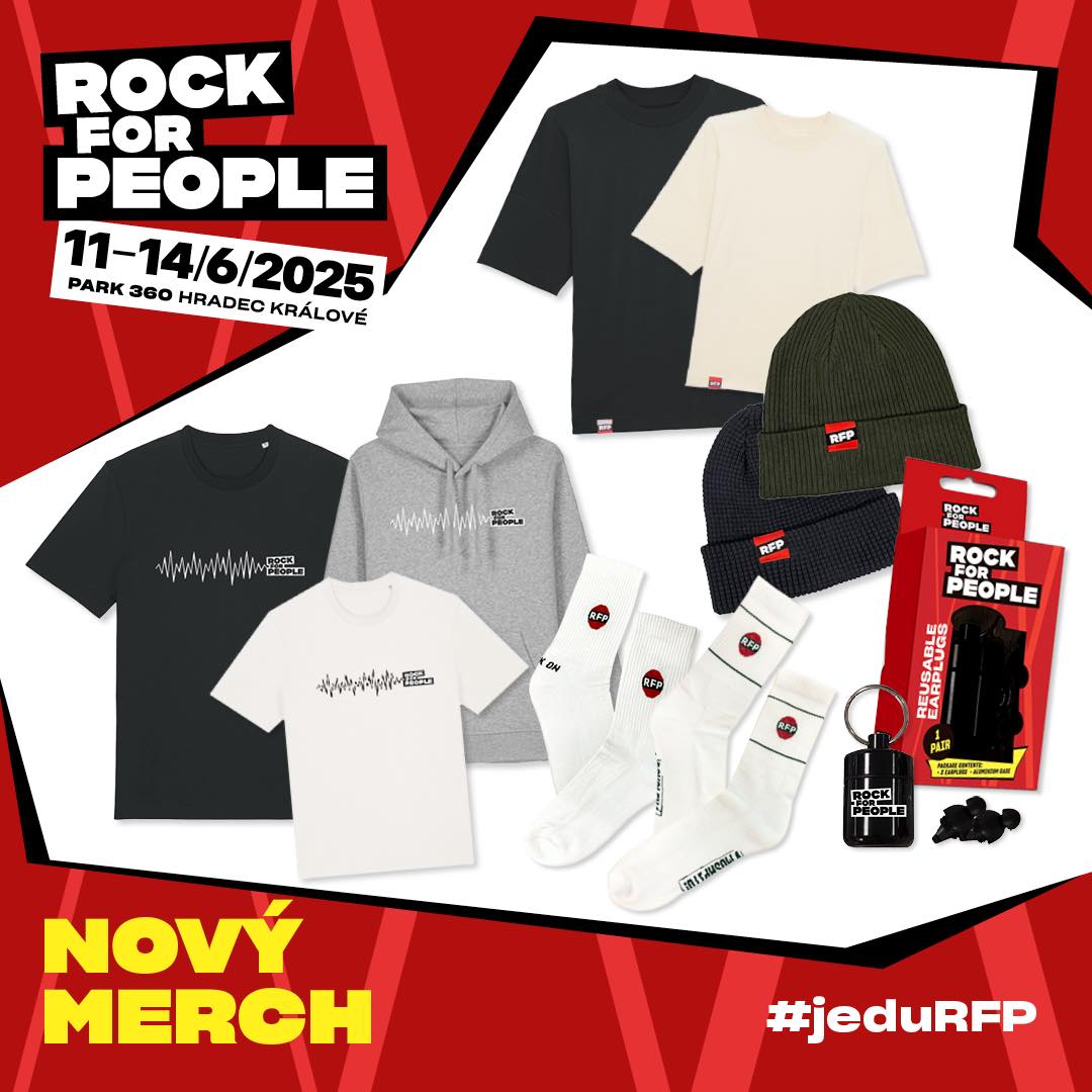 Rock for People - RFP MERCH? Máme! 🤩 S novou vizuální... | Facebook