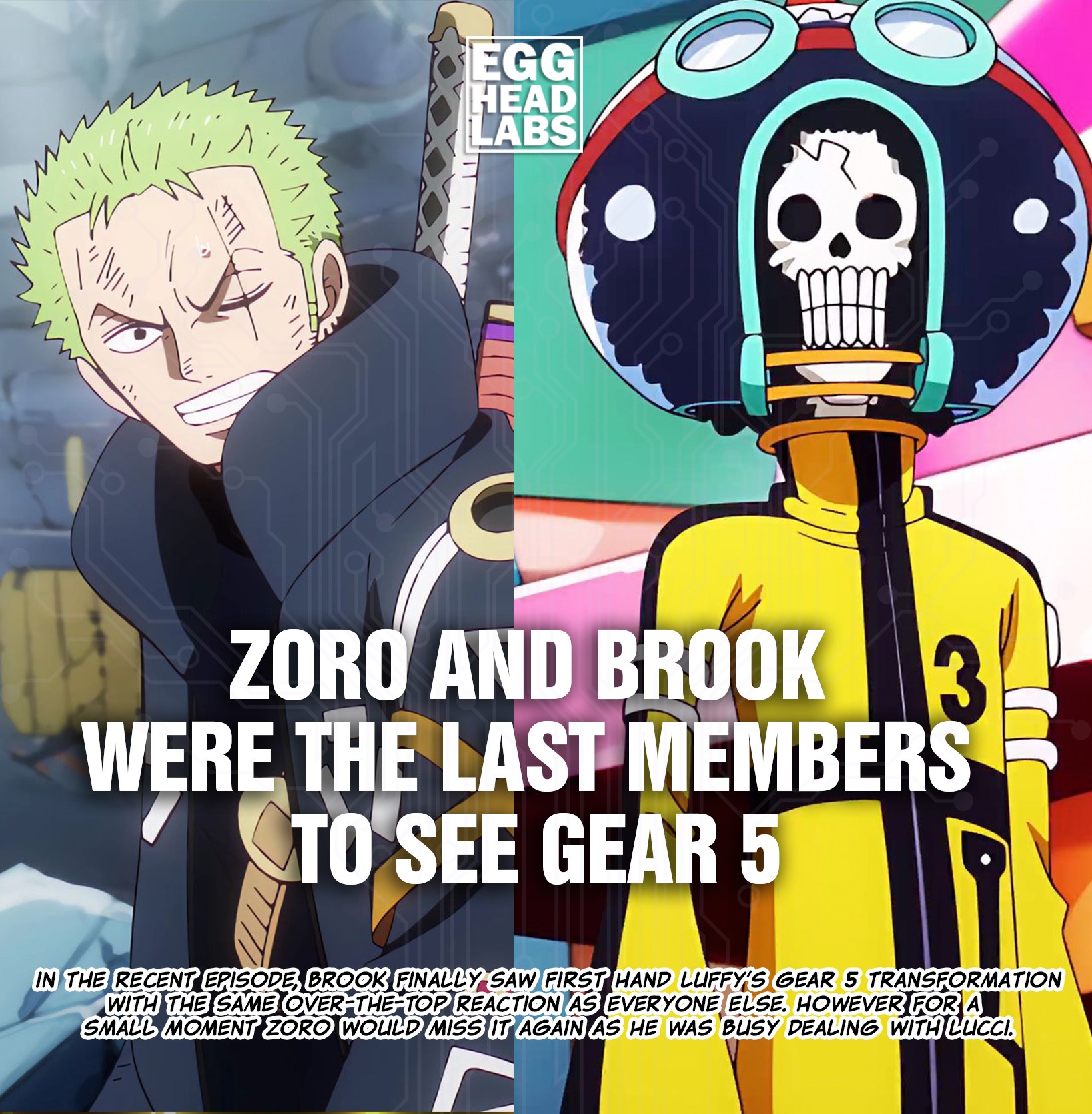 However, for a small moment, it seemed as though Zoro once again