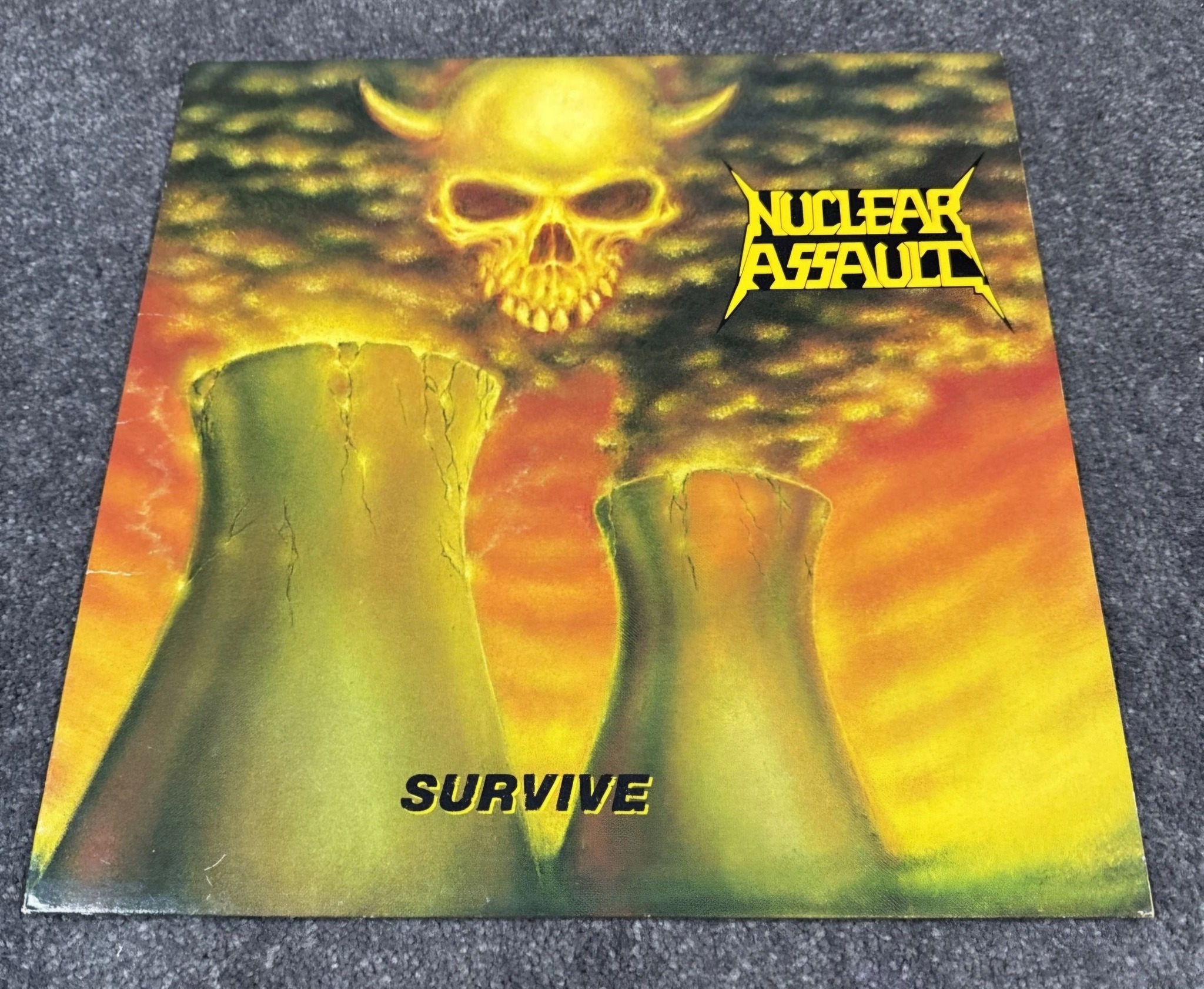 Nuclear Assault's Survive picture disc