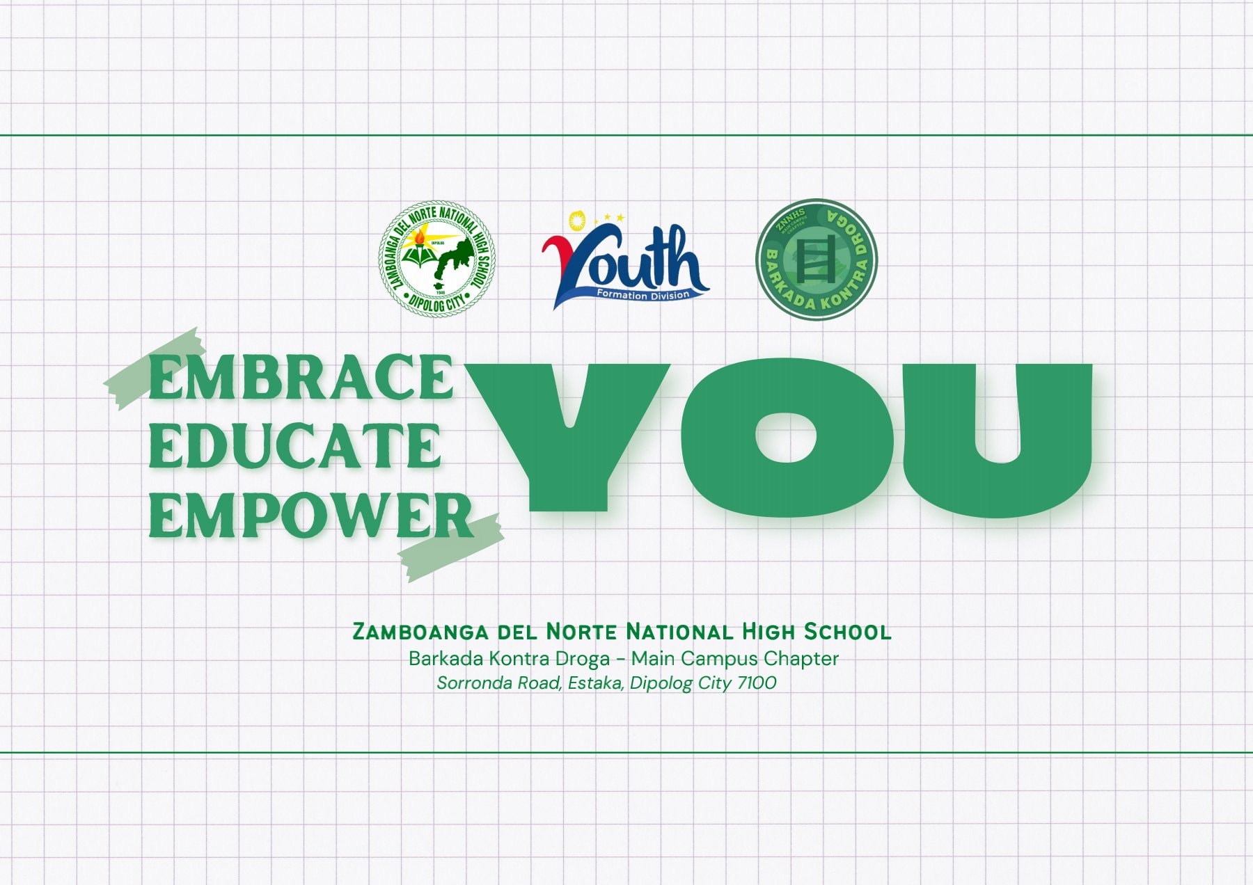 DepEd Tayo Youth Formation - Barkada Kontra Droga - ZNNHS Chapter ...