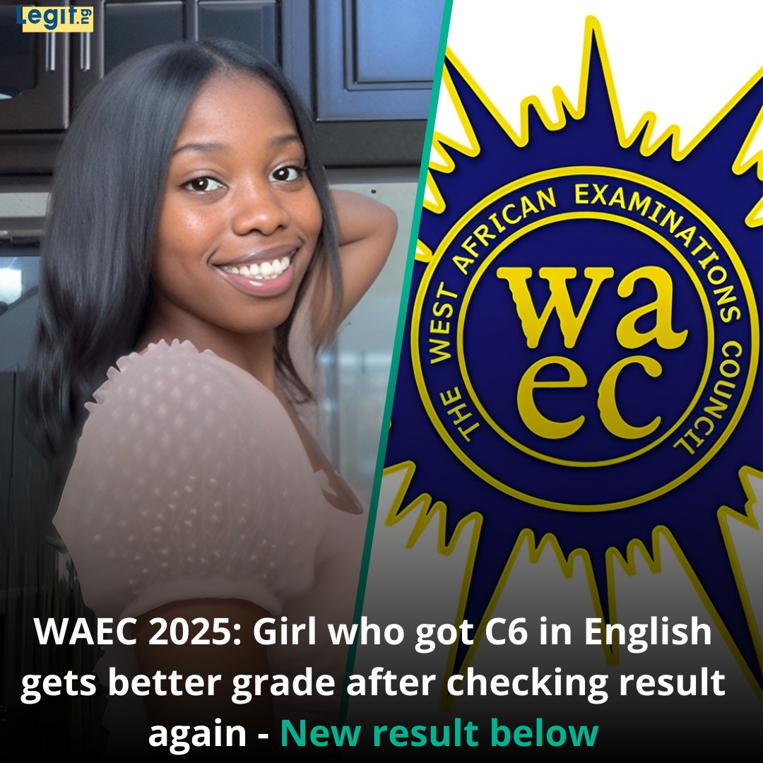 Legit.ng - A girl danced happily after her English grade... | Facebook