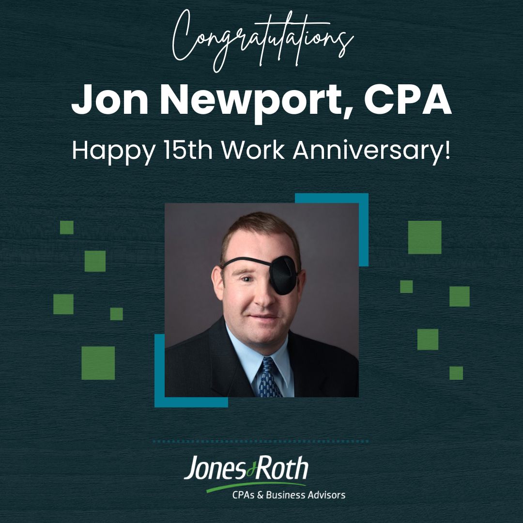 Happy 15th Work Anniversary, Jon... - Jones & Roth Careers | Facebook
