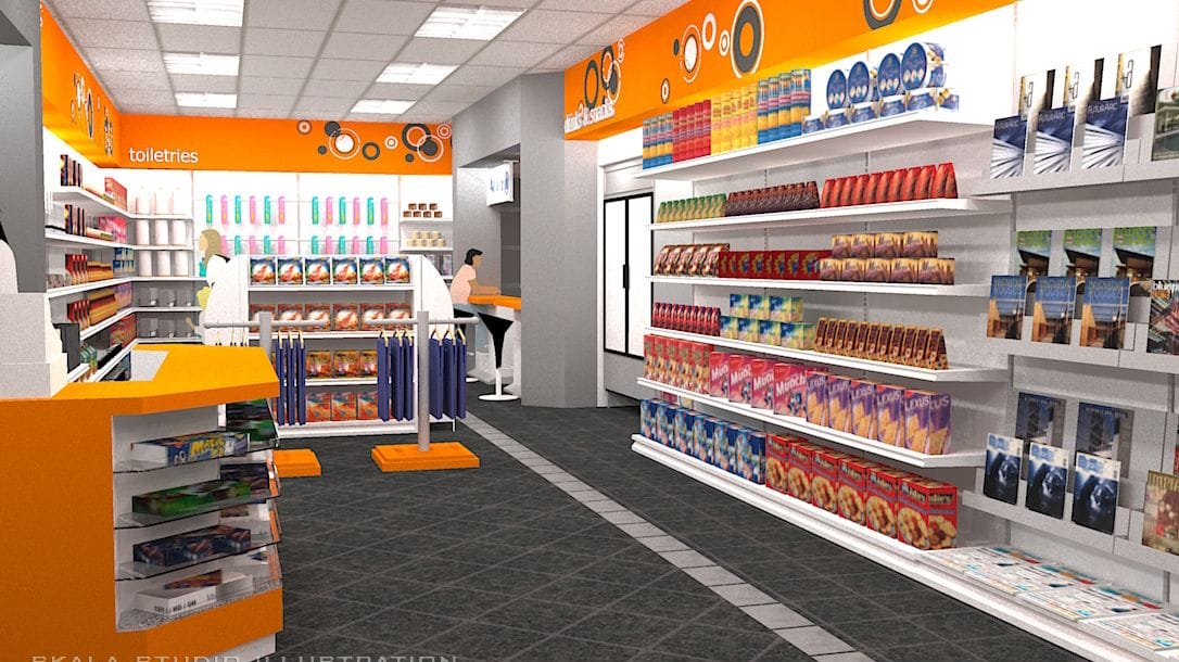 Mini Grocery Store Layout