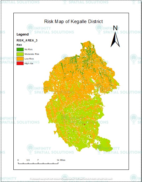Landslide Risk Map of Kegalle... - Infinity Spatial Solutions