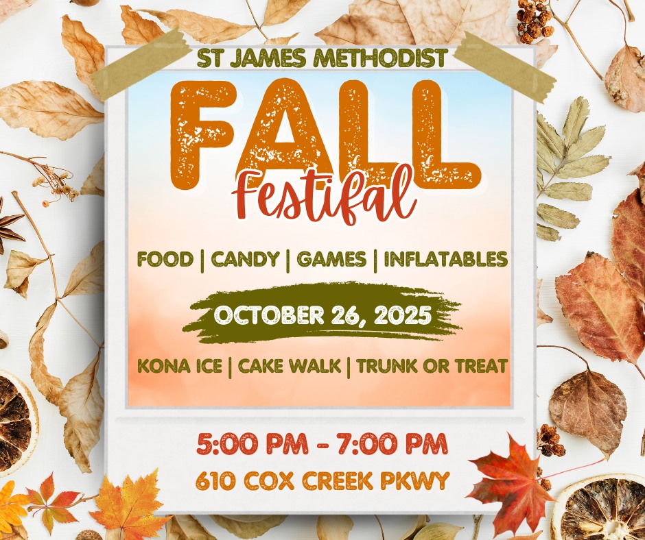 St - 🍁 One Month Away! 🍁 Our St. James Methodist Fall Festival is ...
