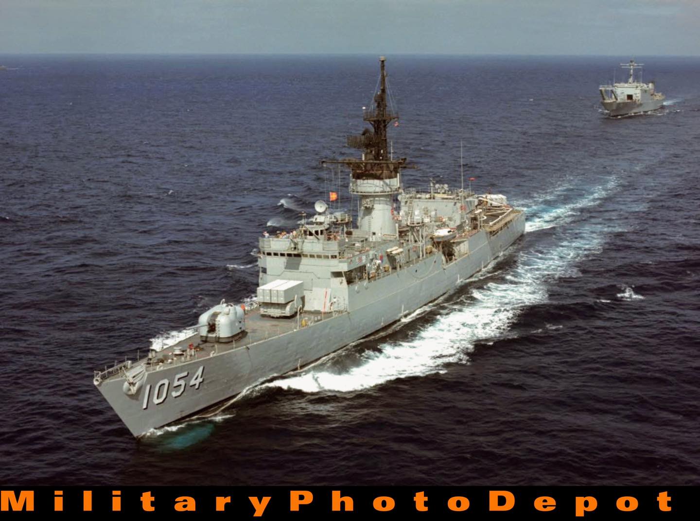 Circa 1987..?) A view of the US Navy (USN) Newport Class Tank