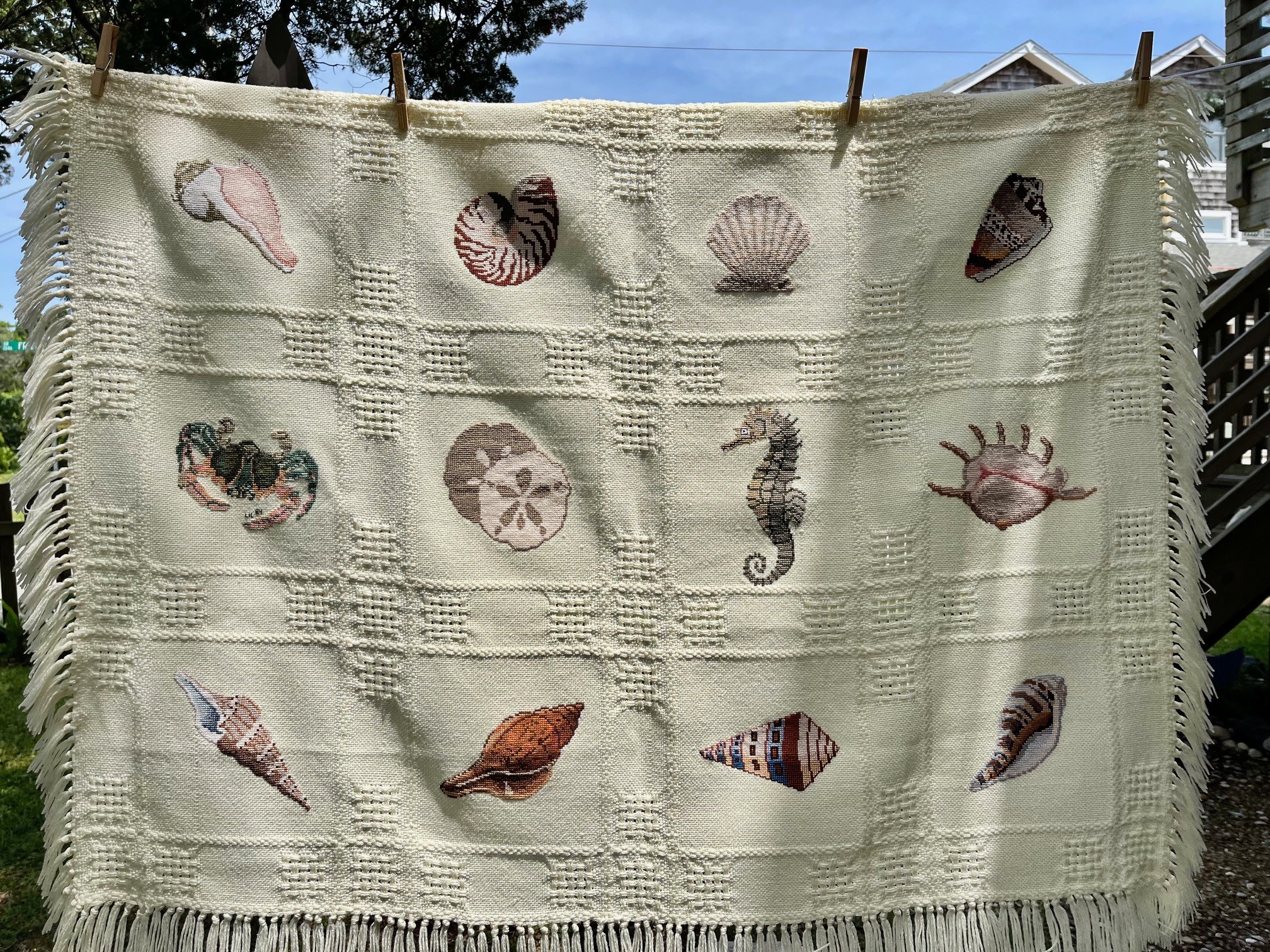Ocracats - Ocracats has been given a beautiful blanket with 12 cross ...
