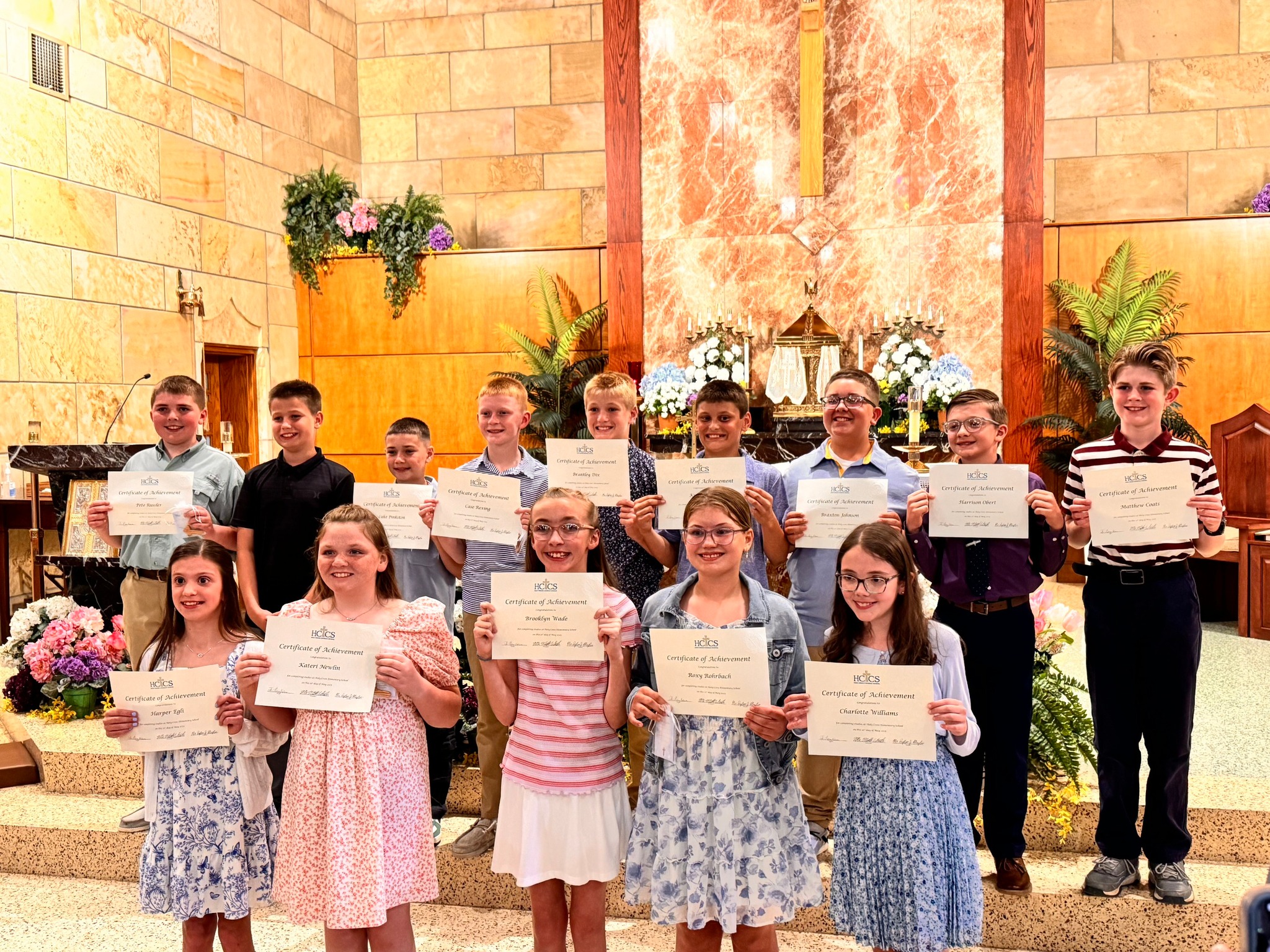 Holy - Congratulations to our 5th grade graduates as they celebrated ...