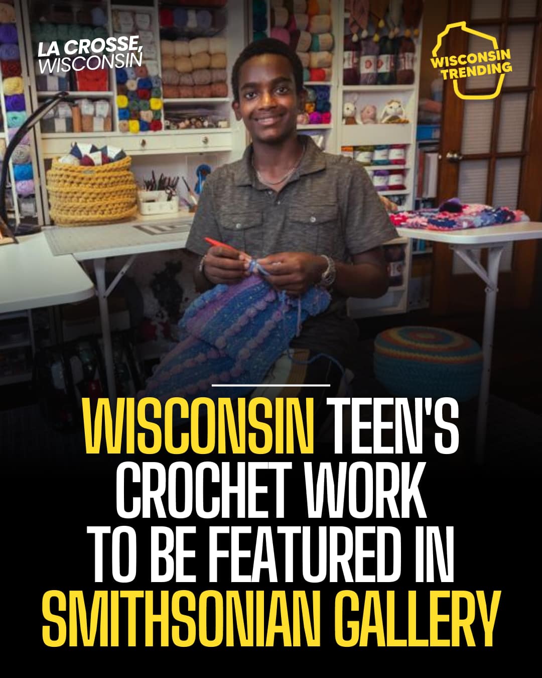 Wisconsin - 16-year-old Jonah Larson of La Crosse, Wisconsin will soon ...