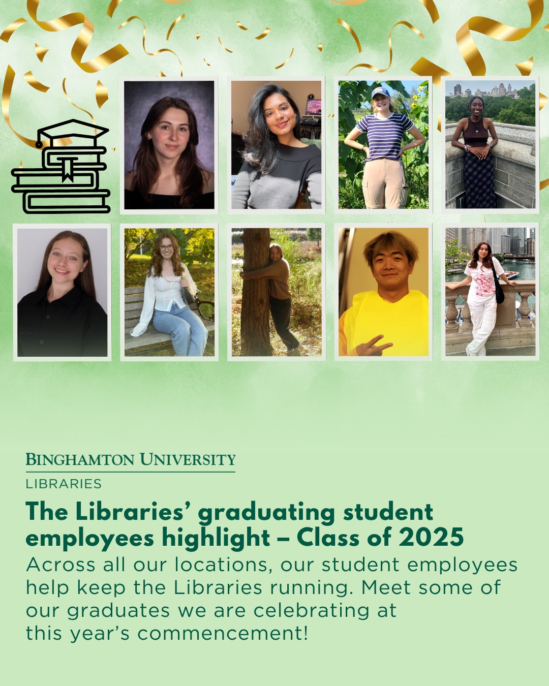 Binghamton - Congratulations to our graduating student employees ...