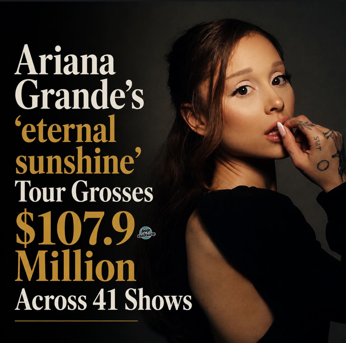 Ariana Grande's “eternal sunshine” tour grossed $107.9 million