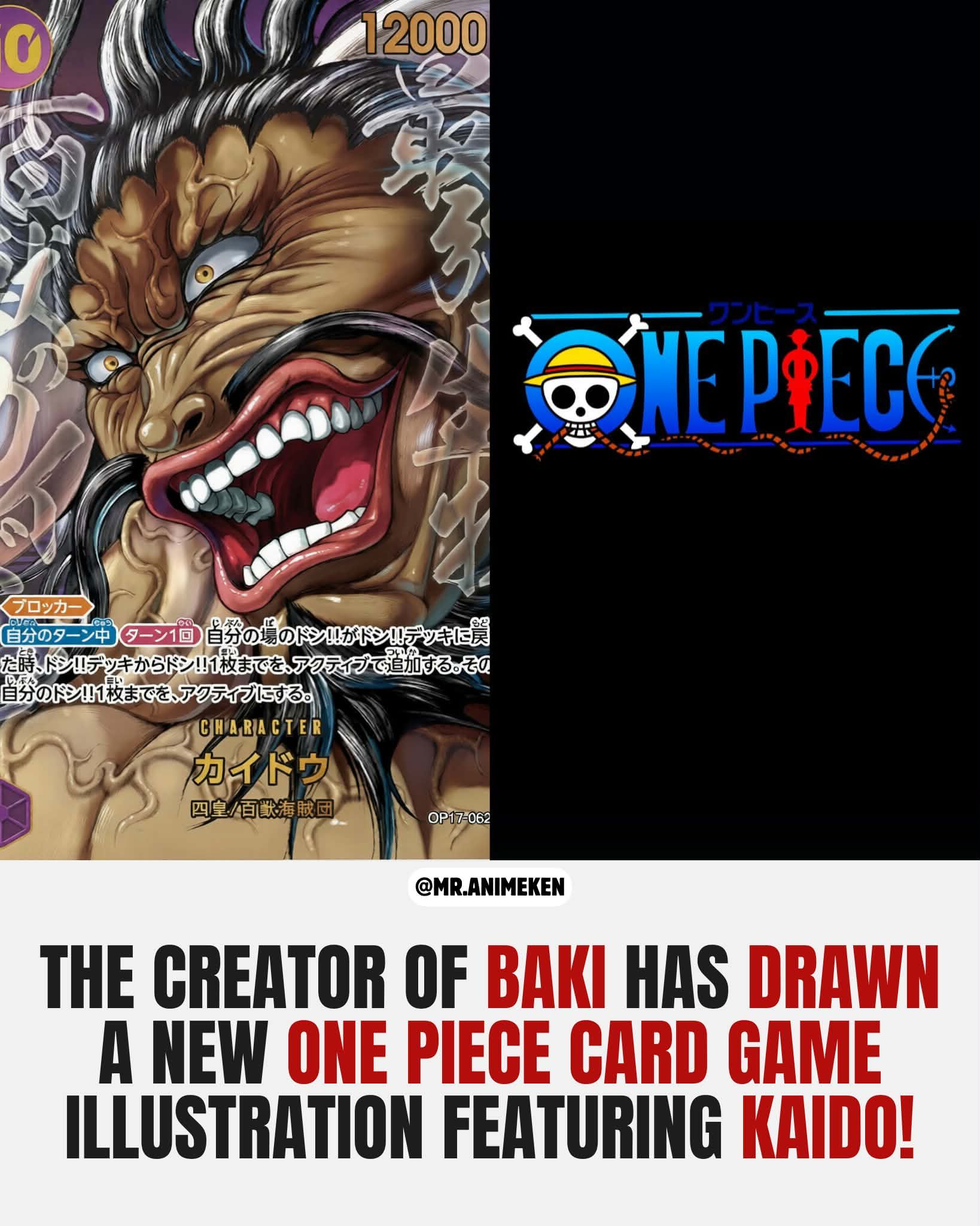 kaido one piece card game (Alternate Art) [Kingdoms of Intrigue] Heavily Played Foil This is a nice example of a 2022 One Piece Op01 Kaido (Tournament Pack Vol. 1)