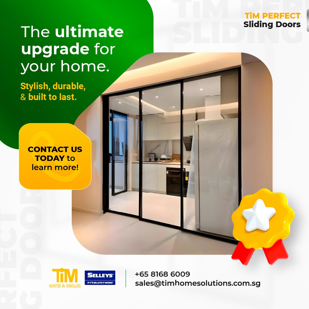 TIM - TiM Perfect Sliding Door – Key Features: -Effortless Glide: Opens ...