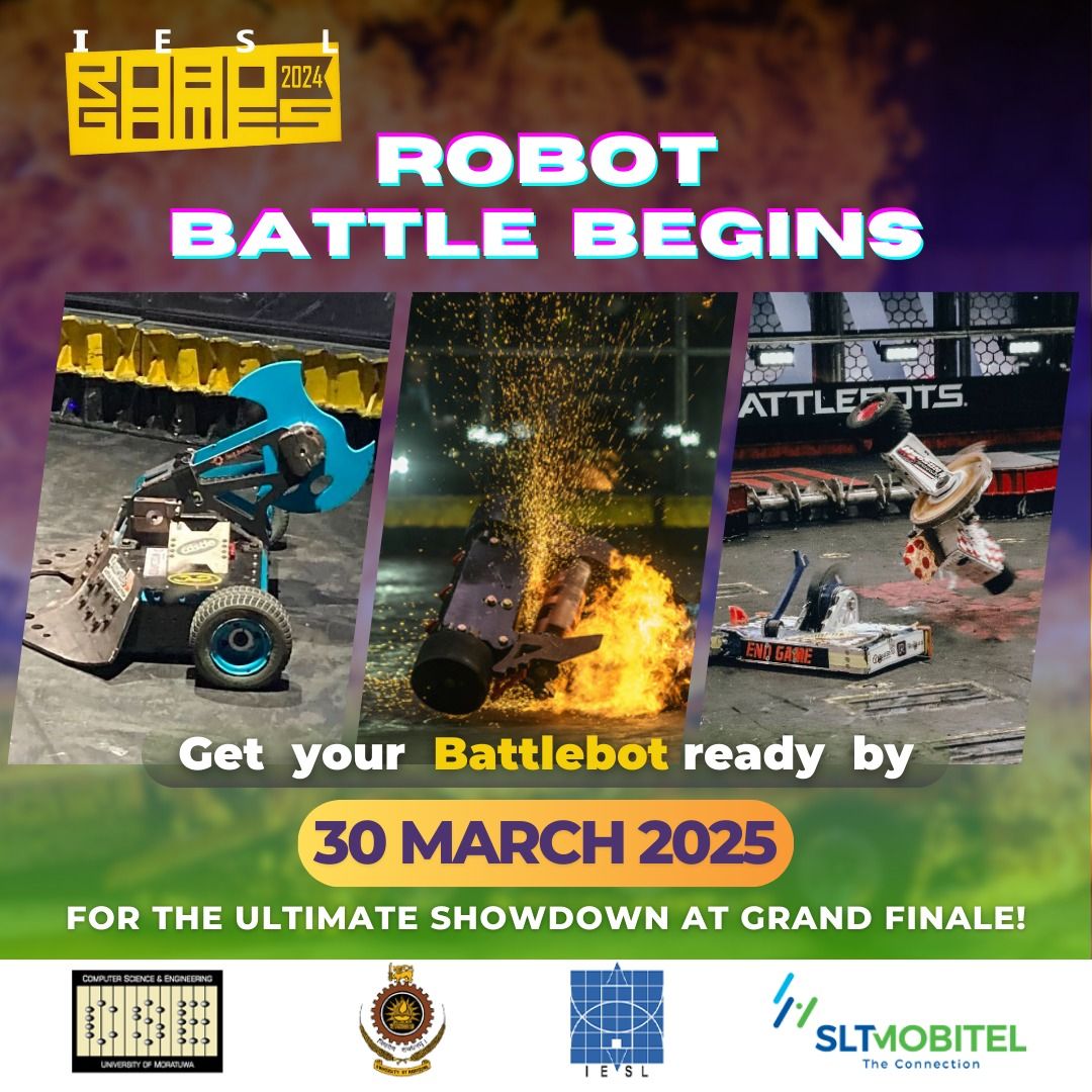 IESL - 🚨 Battlebot Round Revealed!🚨 The arena is set for the ultimate ...