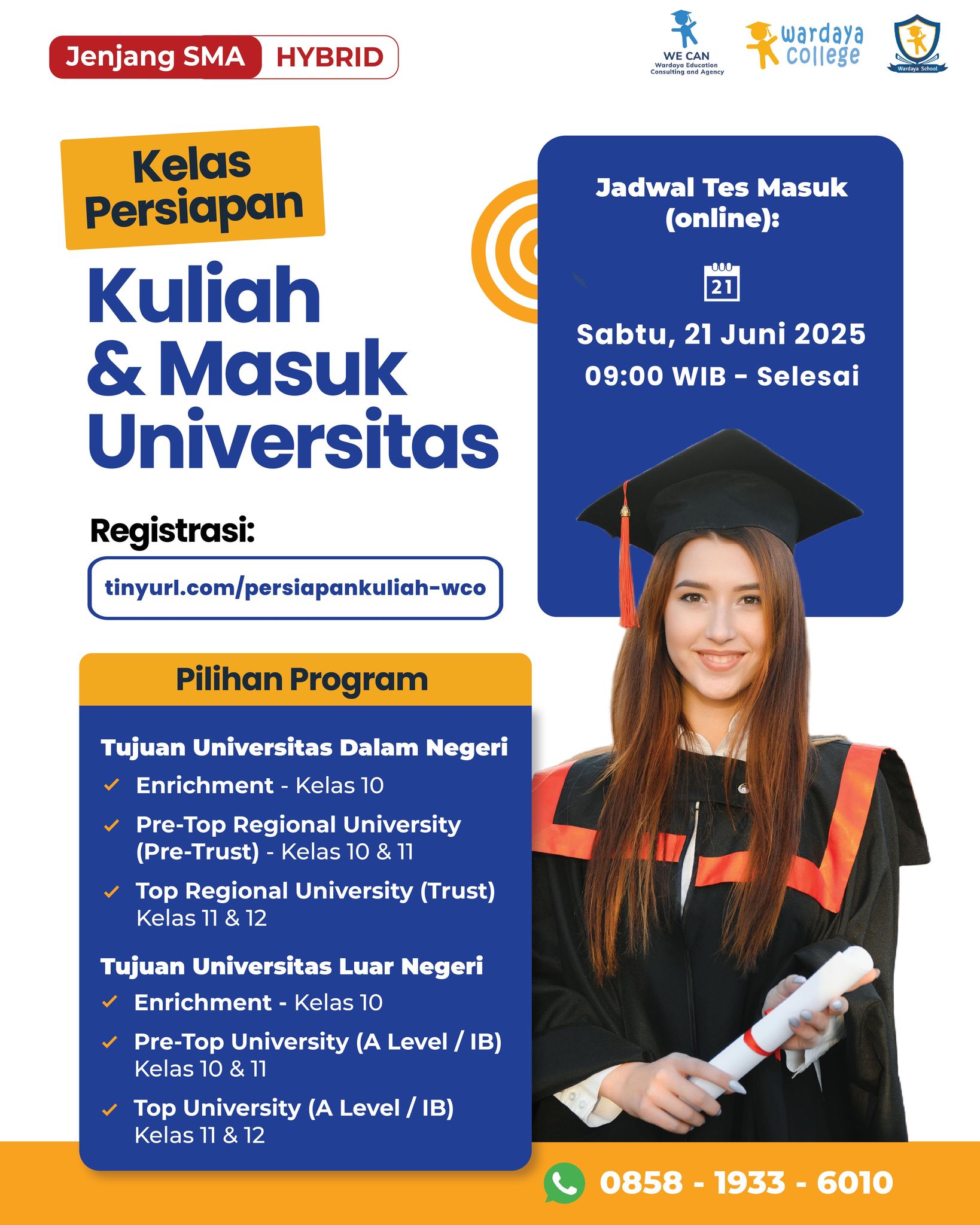 Wardaya - 🚨 PERUBAHAN TANGGAL TES MASUK! 🚨 SABTU, 21 JUNI 2025 | 09:00 ...