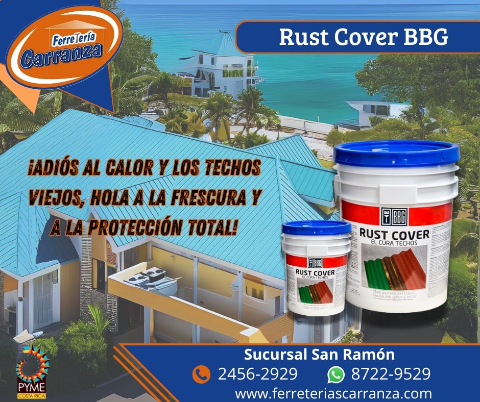 Ferretería - 🔧 ¡Transforma tu techo con Rust Cover de BBG en Ferretería ...