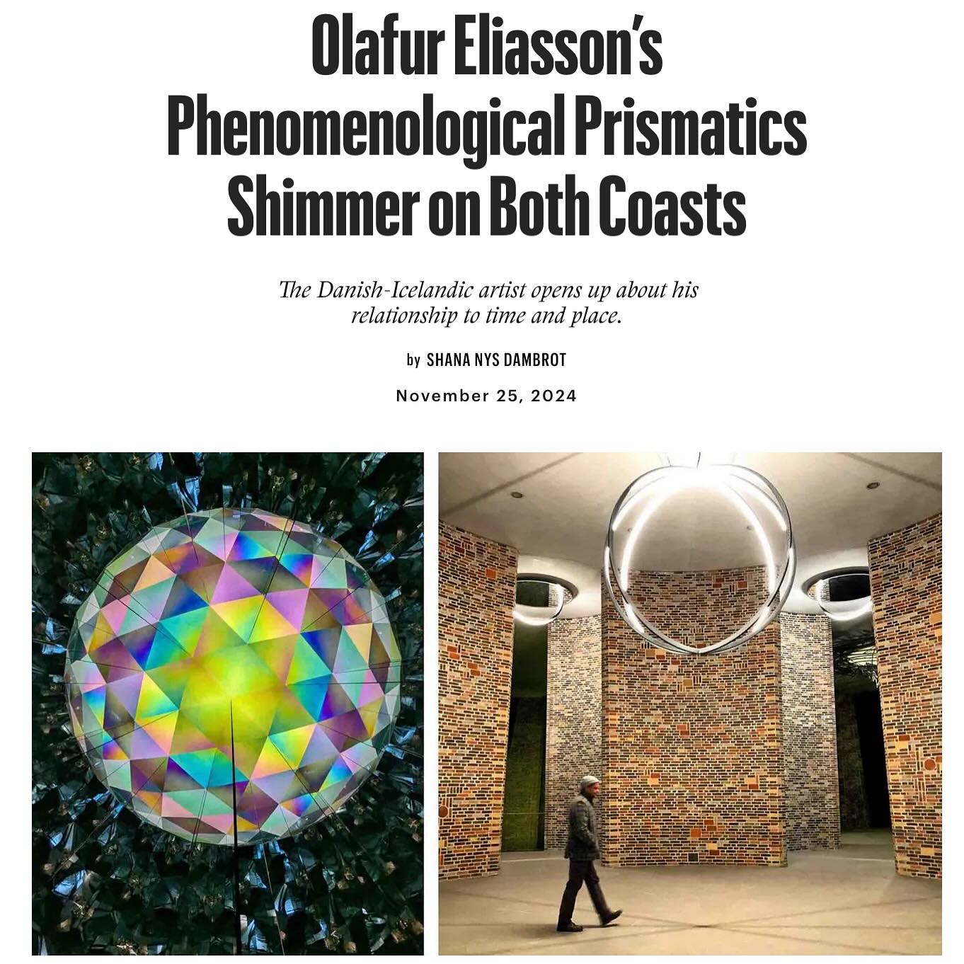 New in the @villagevoice my... - Art Critic Shana Nys Dambrot