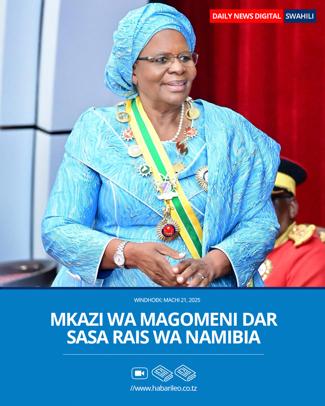 HabariLeo - DAR ES SALAAM – Rais Samia Suluhu Hassan, amempongeza Rais ...