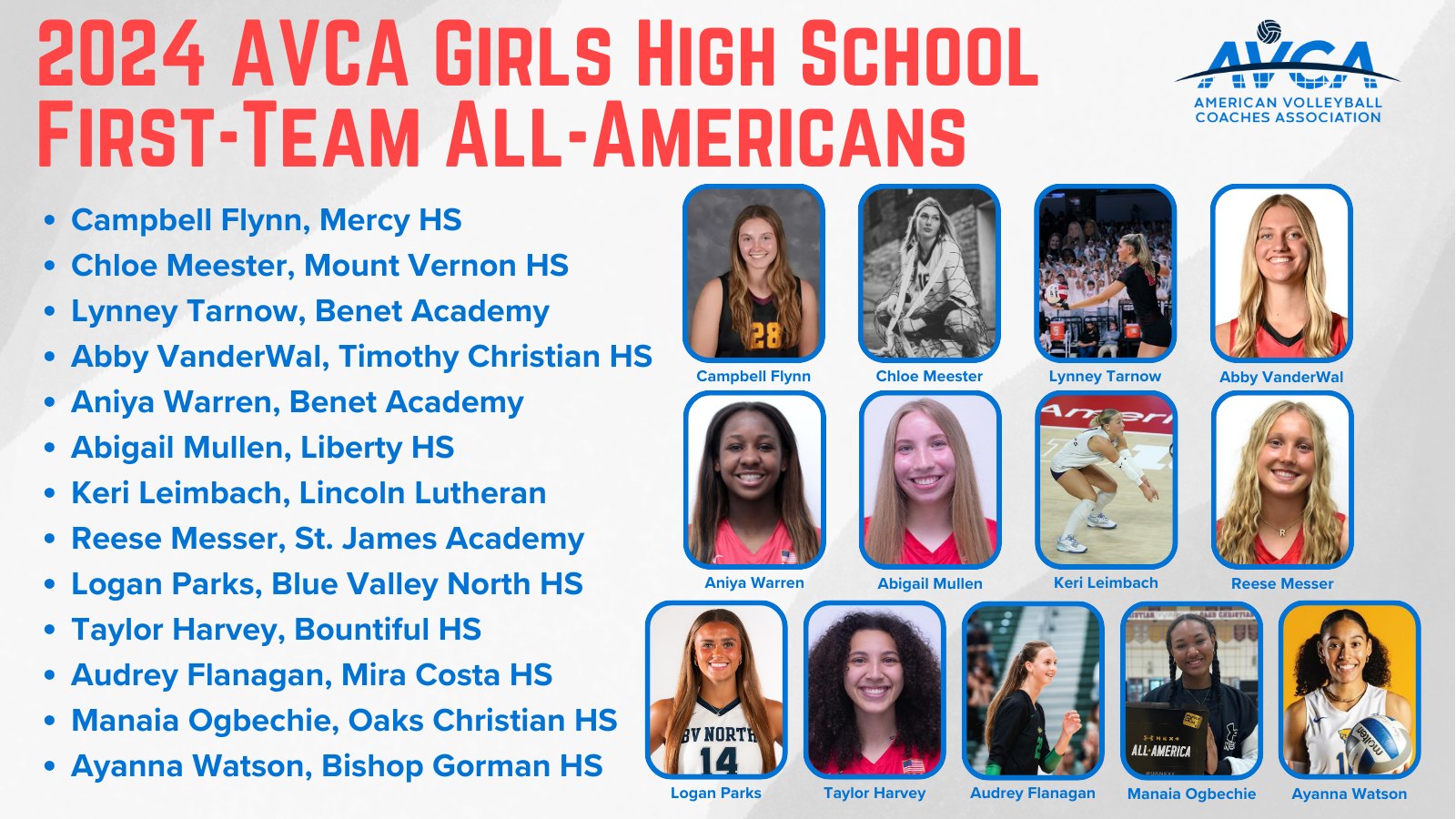 🚨The 2024... - American Volleyball Coaches Association (AVCA)